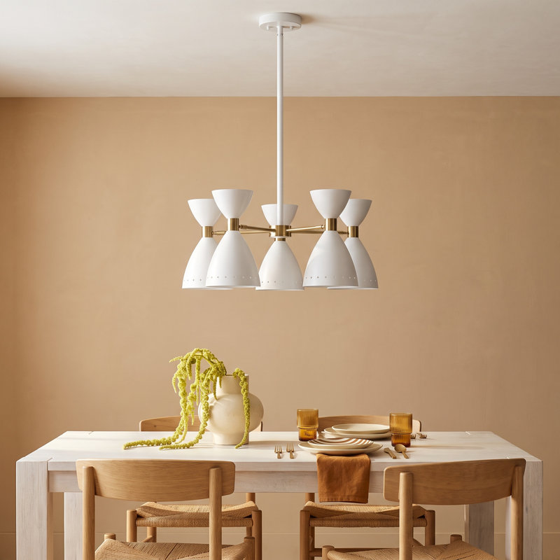 Bimini Iron 5-Light Chandelier, White