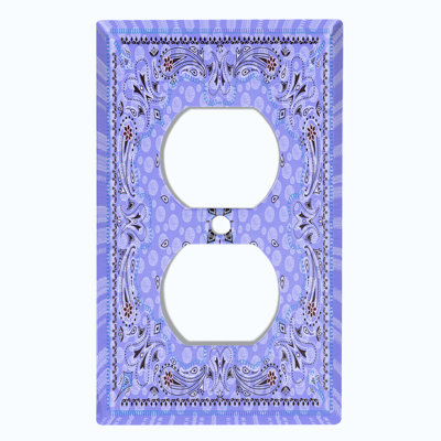 Patterned 1 - Gang Toggle Light Switch Standard Wall Plate