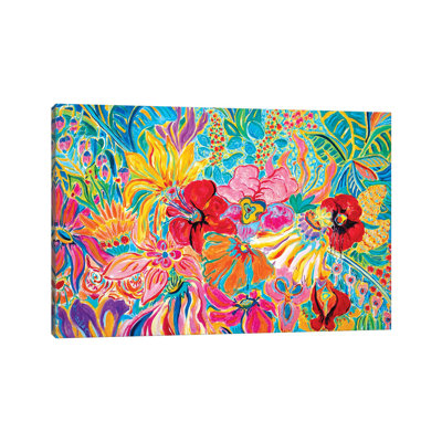«Fragrant Garden IV» par Misako Chida - peinture sur toile tendue