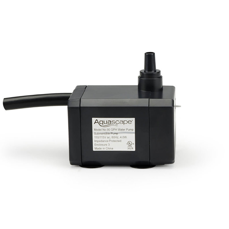 Pompe à eau de haute qualité à commande magnétique pour petites fontaines, contenants, jardins d'eau et crachoirs 90 GPH