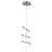 Laraway 1 - Light Chrome LED Unique/Statement Pendant