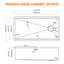 36"L x 19"W Single Bowl Stainless Steel Undermount Kitchen Sink