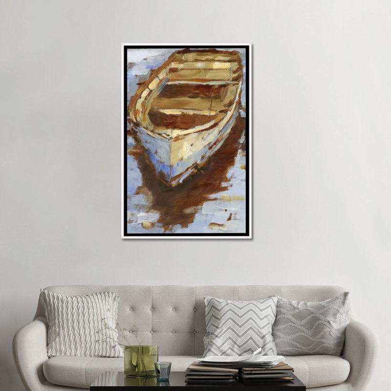 «Warm Light II» par Ethan Harper - reproduction d'art, Aucun mat, H 48 po x l 32 po x P 1,5 po, Toile blanche encadrée