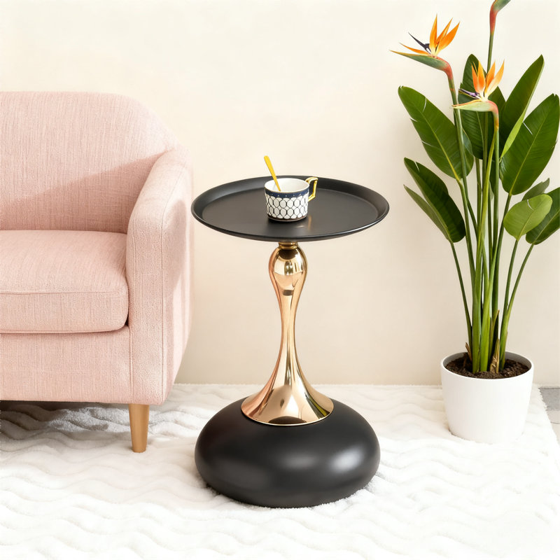 Table basse de salon avec table basse et table d'appoint, Noir, noir, noir, noir