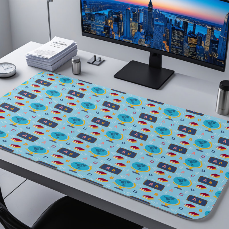 Polyester Desk Pad, 23.6x13.8