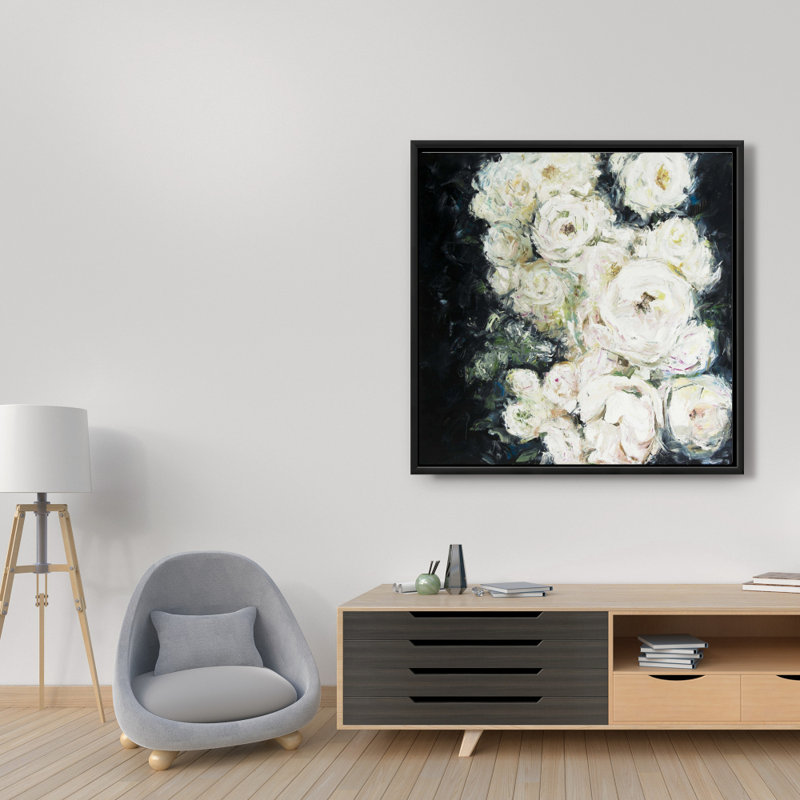 «Garden Roses» sur toile
