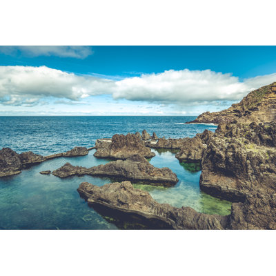 Natural Volcanic Pools by 35007 - Wrapped Canvas Print