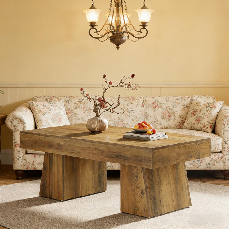 Wooden Rectangular Coffee Table