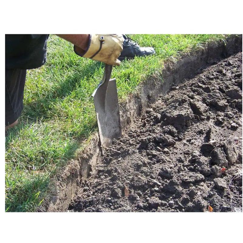 Professional Black Vinyl Lawn Edging, 60 ft. Length