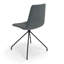 Chaise d'appoint rembourrée et revêtue de velours-690780302