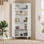 70.87" Tall Corner Bookcase-624501661