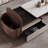 Microcrystalline retractable coffee table