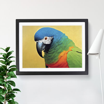 XH1022-9718X Vivid Parrot - Single Picture Frame Print