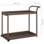 Aadhith Metal Bar Cart-700264118