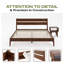 Ensemble de chambre à coucher 2 pièces en bois massif avec lit plateforme et table de chevet Callisto, finition noyer-1042912373-1042912379