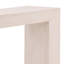 Taran Reclaimed Pine Wood Console Table, Whitewash