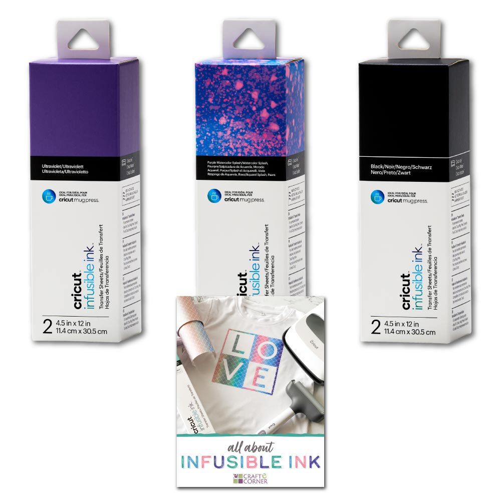  Infusible Ink Transfer Sheets 12 x 10 Inch Rainbow Pre