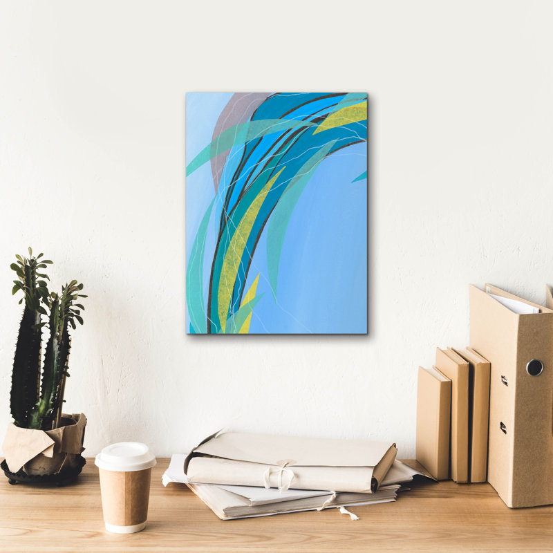 «Circulation Flow III» par Regina Moore, H 16 po x l 12 po x P 0,75 po