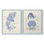 Blue Marine Algae III - reproduction encadrée de qualité supérieure - prête à être accrochée - aucun clou requis - aucun clou requis-533905881-533905882