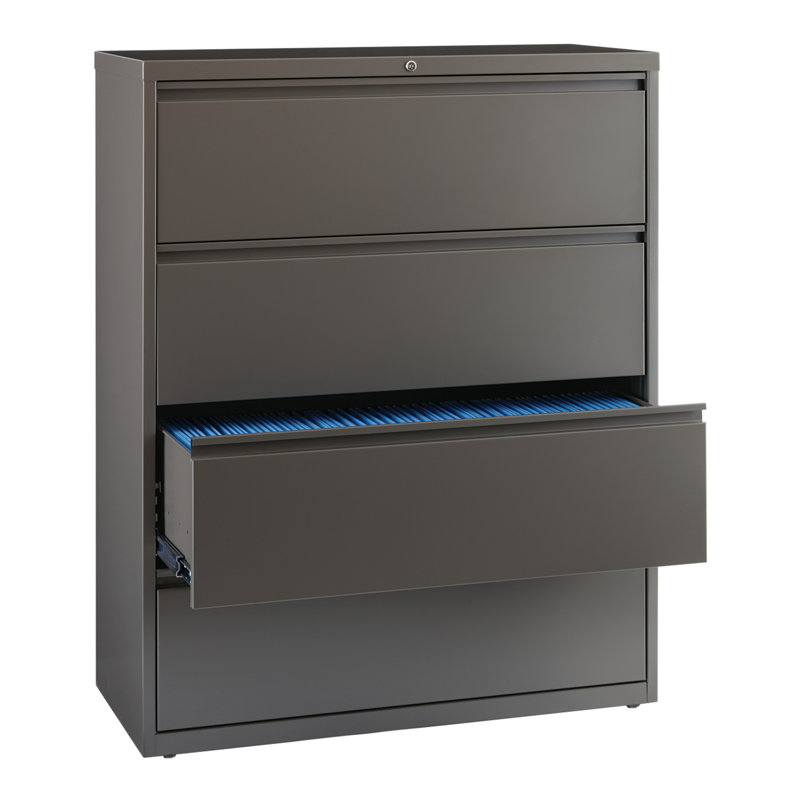 Harvey-Lee 42'' Wide 4 -Drawer Steel File Cabinet