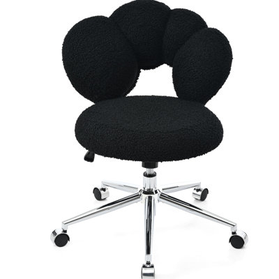 Ergonomic Sitting Chair With High Sponge And Adjustable Legs Study Room Stable Iron Frame Height Function