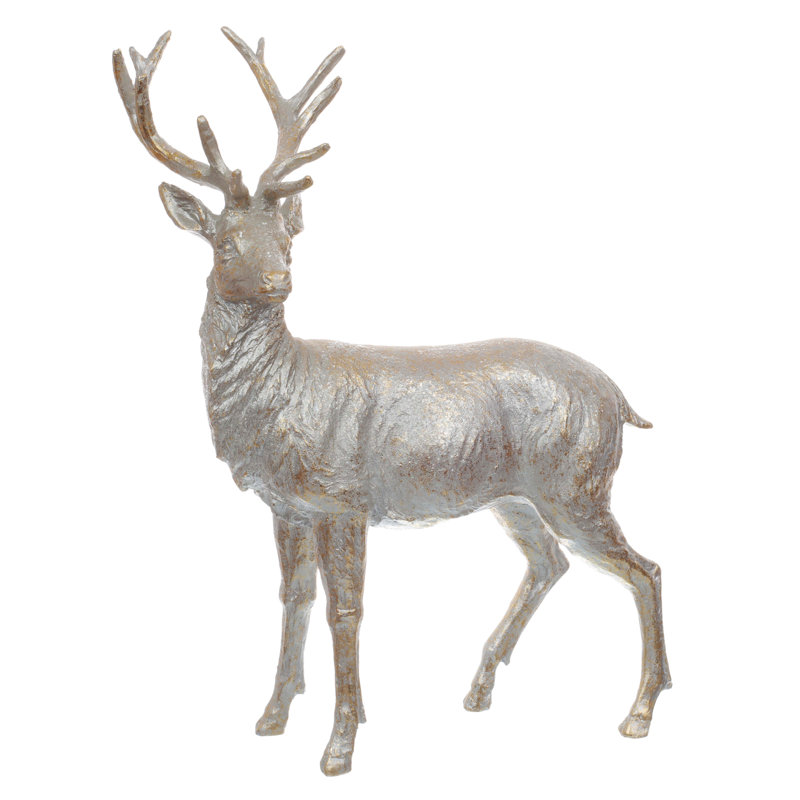 Christmas Deer Figurines & Collectibles, Silver