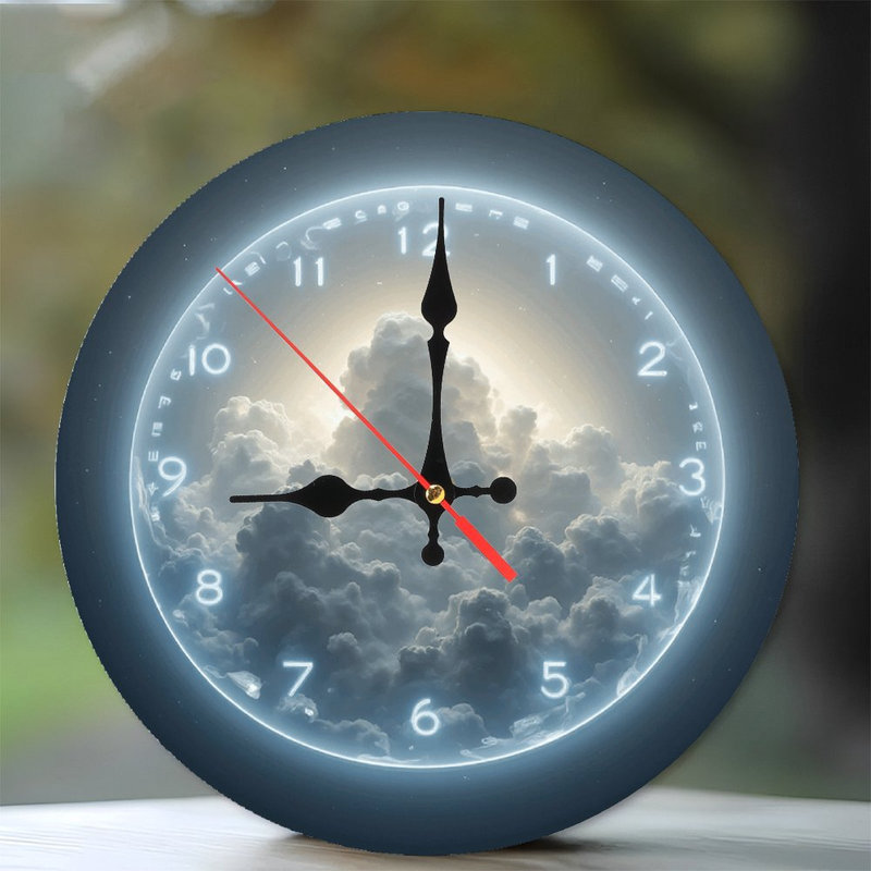 Elegant Cloud Clock