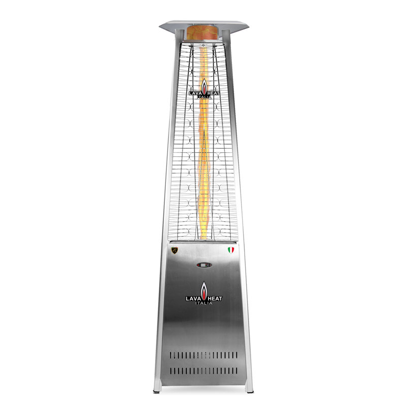 2G A-Line 66000 Standing Patio Heater, Natural Gas, Stainless Steel