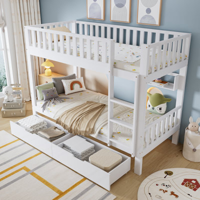 Gopal UK Single - DE 90 X 190 Cm Solid Wood Bed