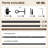 Aresha 1" Dia. Curtain Rods Adjustable Length Single Curtain Rod Black for Ceiling/Wall Mounting-848025301-828860293