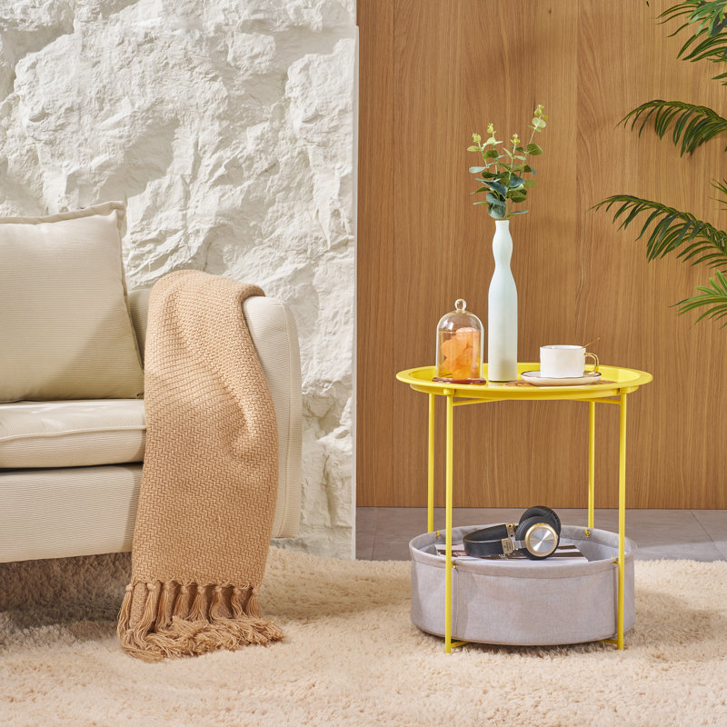 Ensemble de tables de bout Jarrion, Jaune