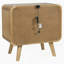 Table de chevet 2 tiroirs Light Ash