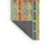 Tapis vert/orange à motifs-1054368712
