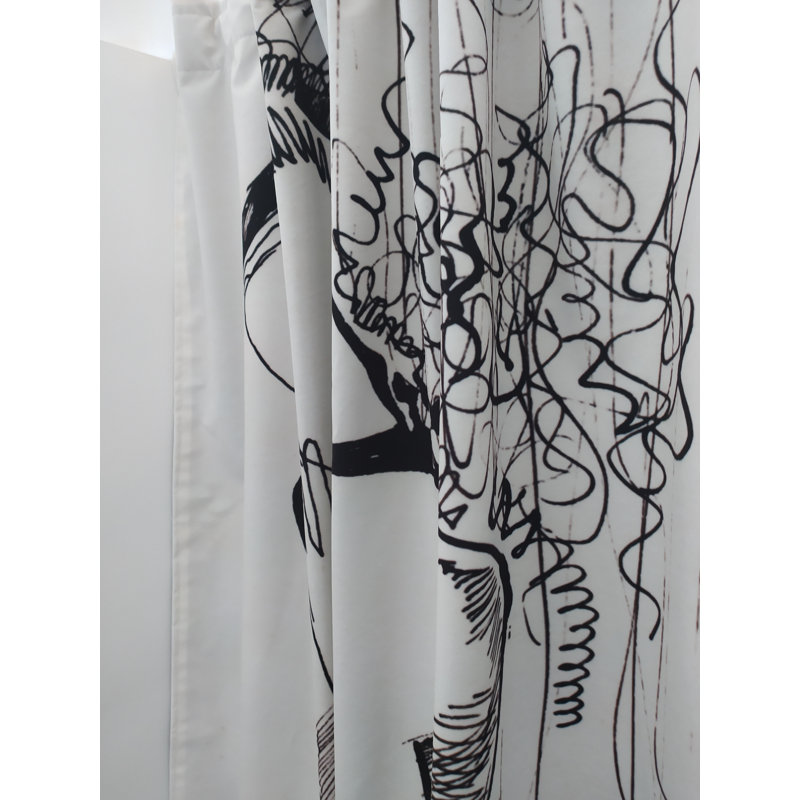 Blackout Curtain Panel Pair, 148 W x 350 D cm