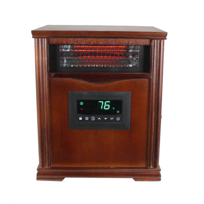 LifeSmart LifePro 4 Element 1500W Electric Infrared Quartz Indoor Space Heater -  LS-1001HH