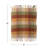 Brushed Plaid Fringe Throw, Multicolor Polyester