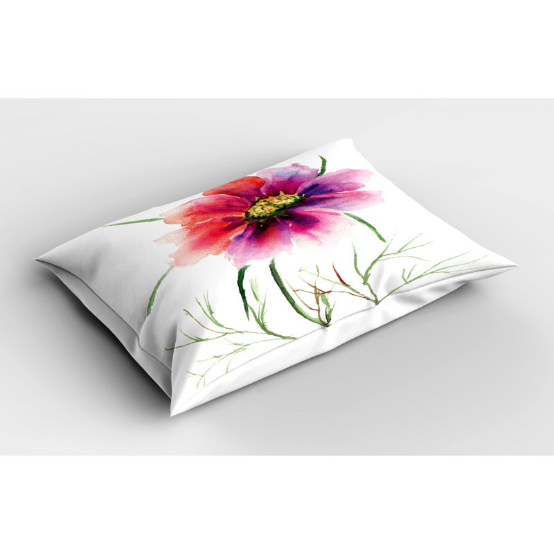 Spring Polyester Floral Sham, Queen