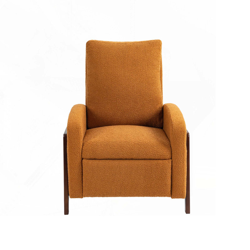 Oana Fabric Upholstered Recliner, Olive Green
