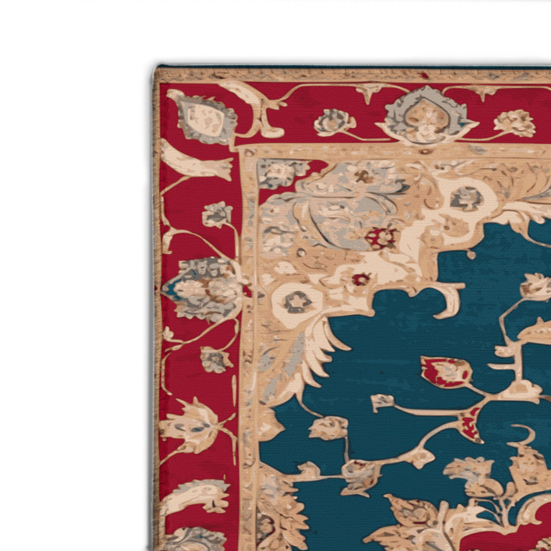 Tapis d'intérieur et d'extérieur Tabriz, Rectangulaire 8 pi x 10 pi