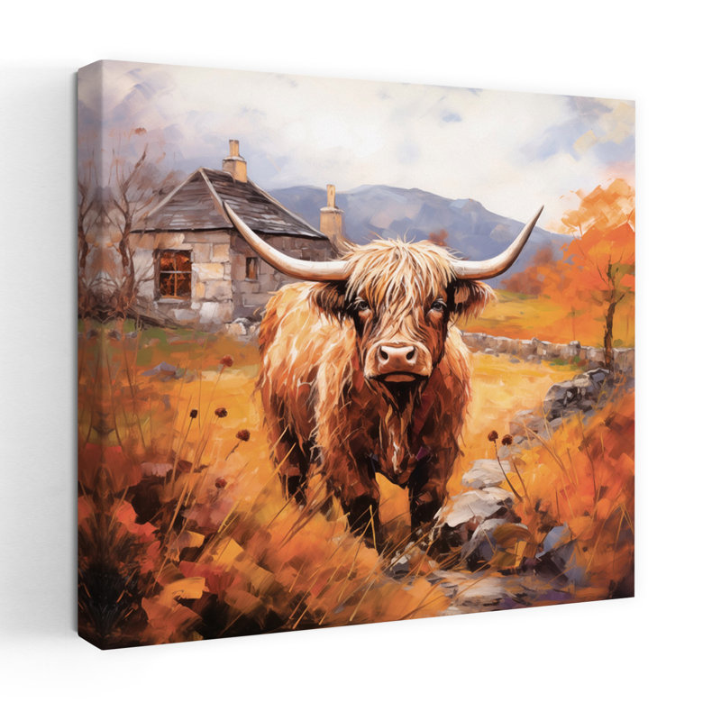 Art contemporain Highland Hues, H 36 po x l 36 po
