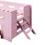 Lit plateforme en bois avec garde-corps et tiroir, rose-2132663747-2132663744