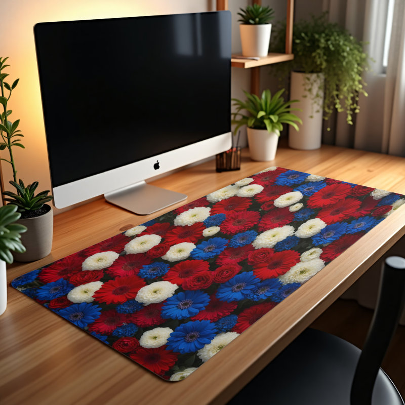Polyester Desk Pad, 14.4x12.1