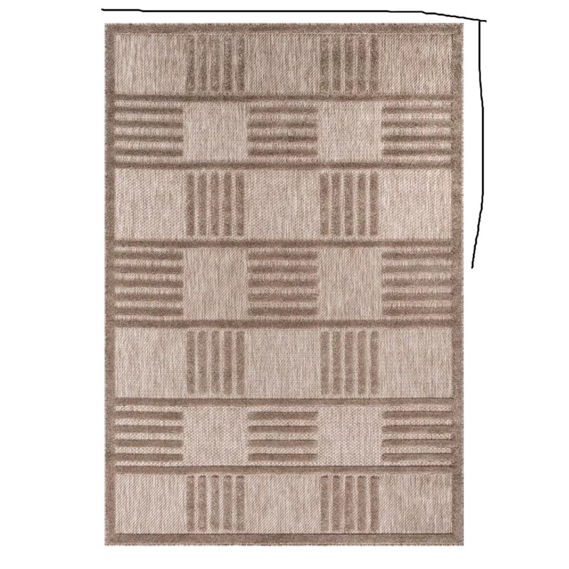 Geometric Area Rug, Rectangle 160 x 230 cm