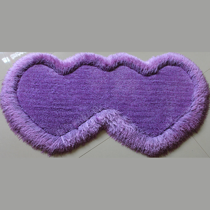 Tapis lavande touffeté à la main Mojica