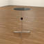 Glass Top C Table End Table