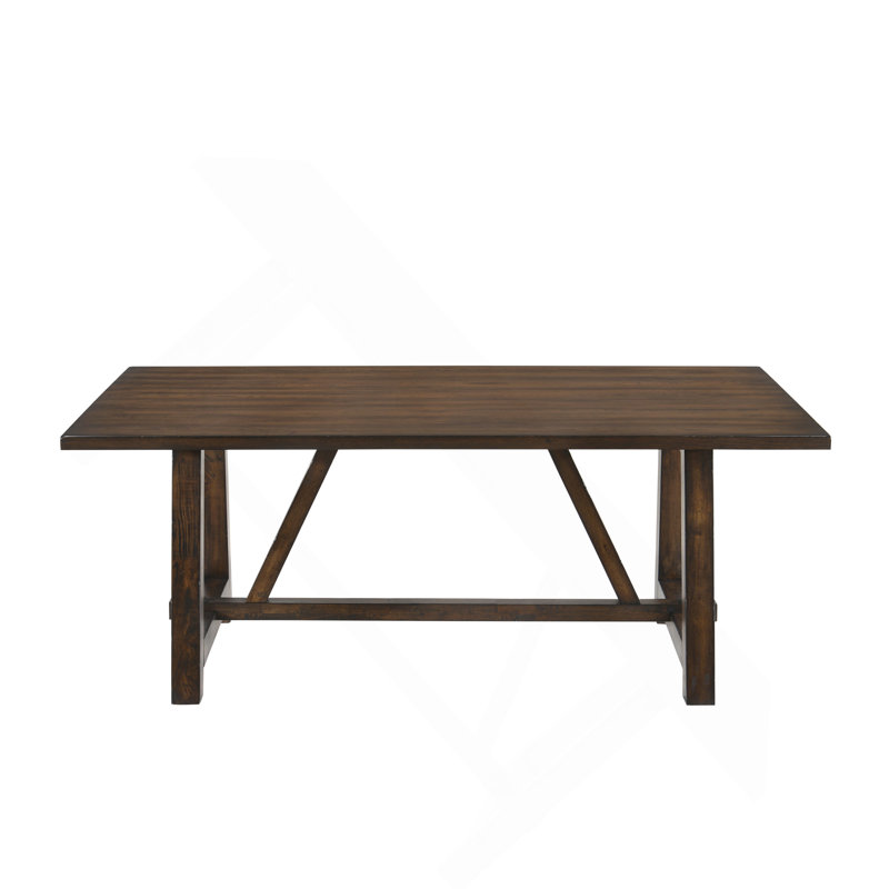 Dark Oak Finish Dining Table