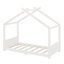 Lit House House avec lattes de soutien, structure en bois massif et structure ouverte pour les enfants