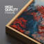 «Vibrant Red Sun Mountains», art mural de style chinois, impression numérique sur toile giclée sur toile-111652988-111652989