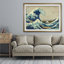 «The Great Wave» par Katsushika Hokusai, reproduction sur toile tendue-654528068-654528069-654528089