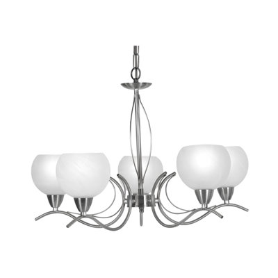 Tina 5 - Light Shaded Chandelier
